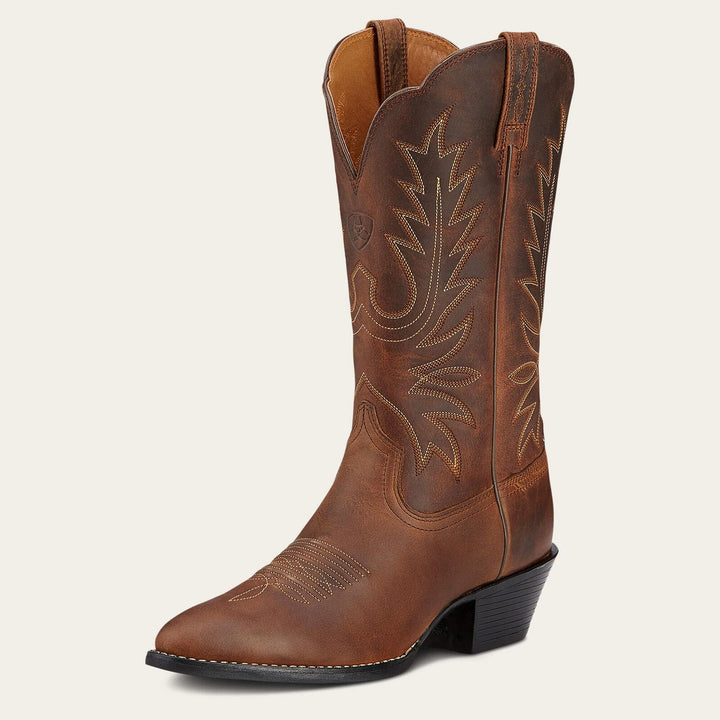 Ariat Ladies Heritage Western R Toe Distbrn