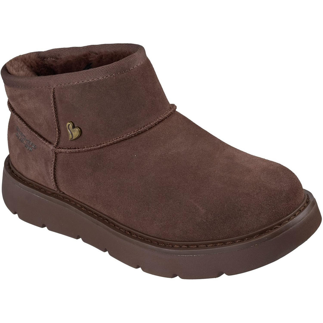 KEEPSAKES COZY COZY MINI Chocolate Suede/Faux Fur