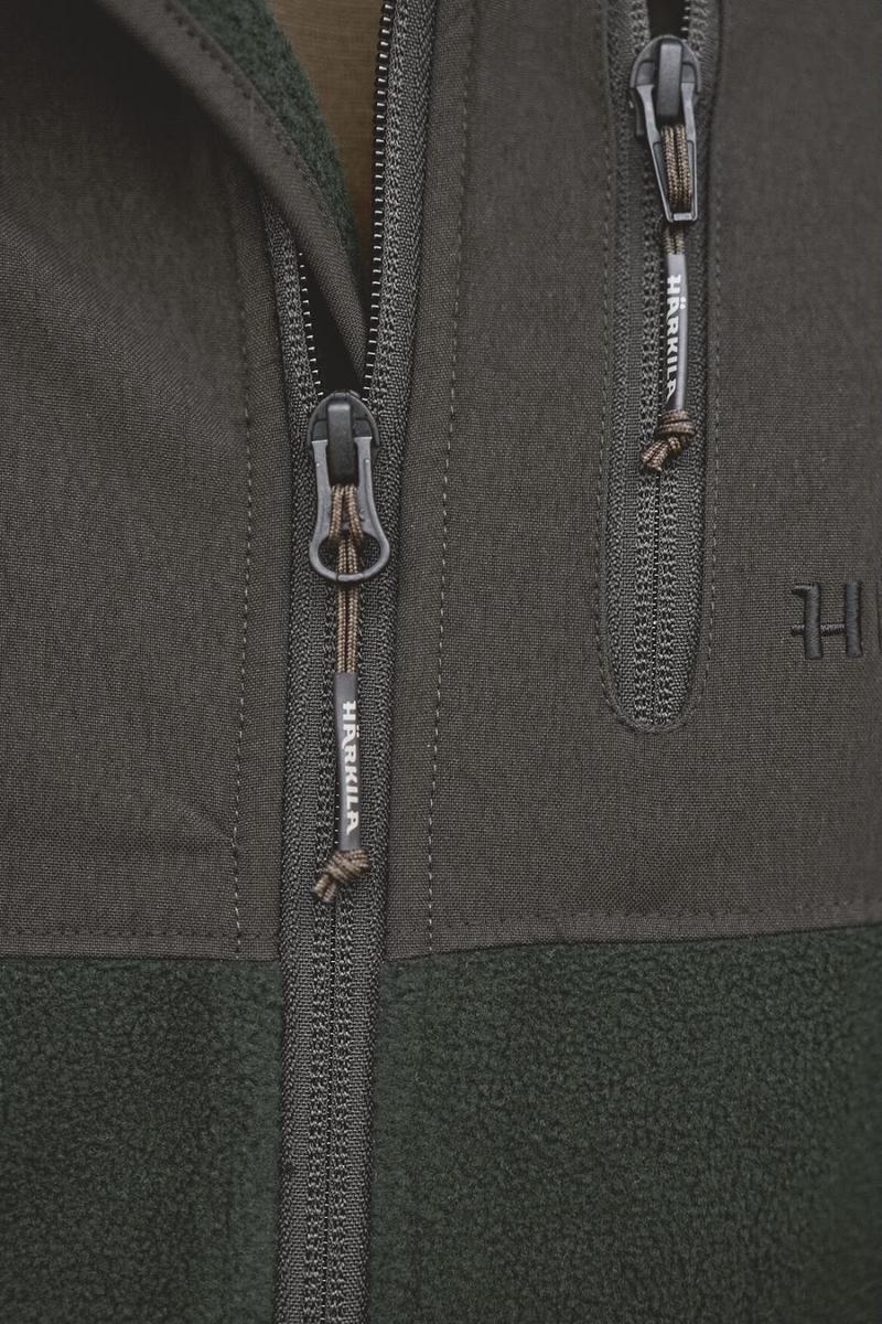 Harkila Härkila Fjell fleece jacket Jet set/Meteorite