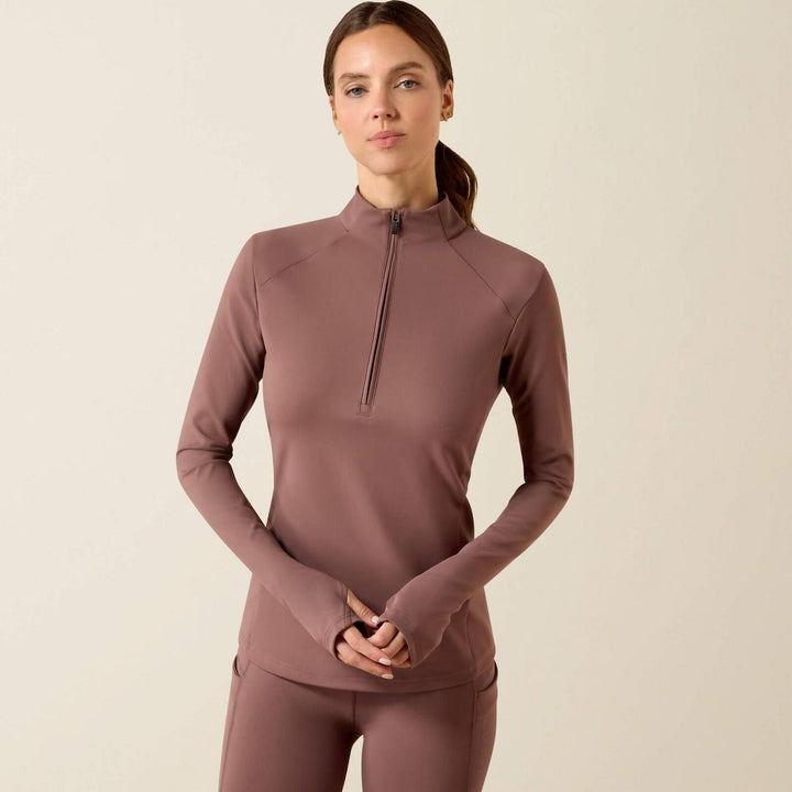 Ariat Ladies Avail 1/2 Zip Long Sleeve Base Layer