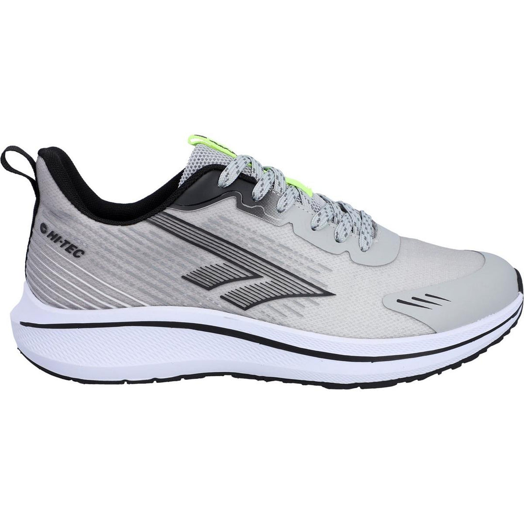 Hi-Tec Santorini Trainers Cool Grey/Black/Acid Lime