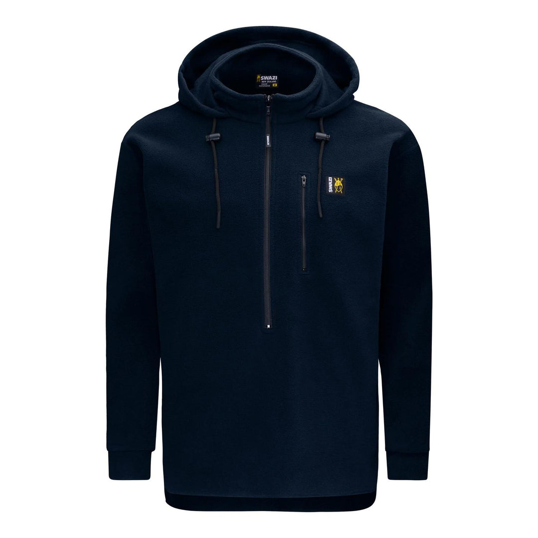 Swazi The Hood 280gsm Polar Fleece Hoodie - Black – view 14