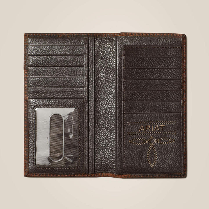 Ariat Logo Boot Stitch Rodeo Wallet – view 2