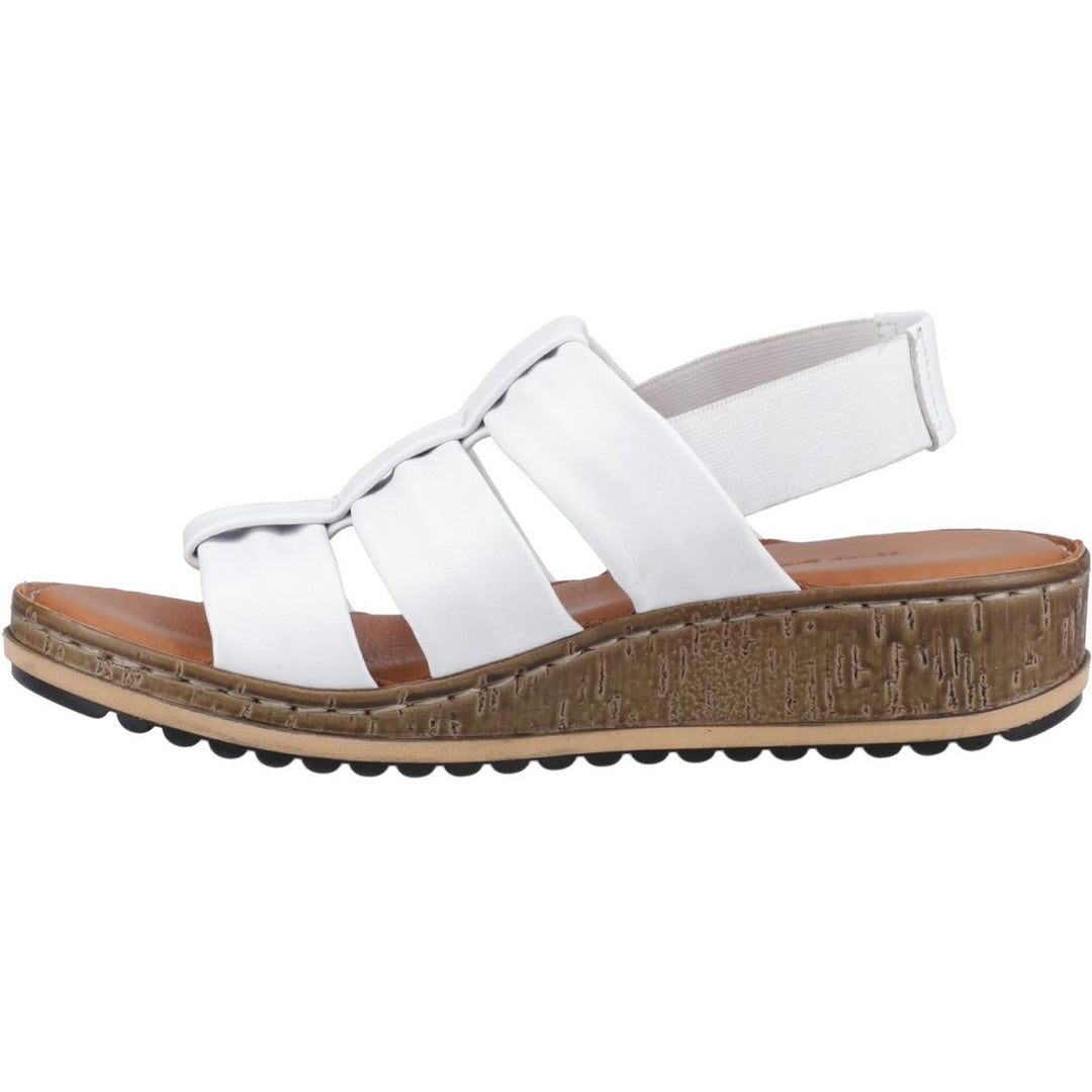 Hush Puppies Eden Wide Fit Sandal White
