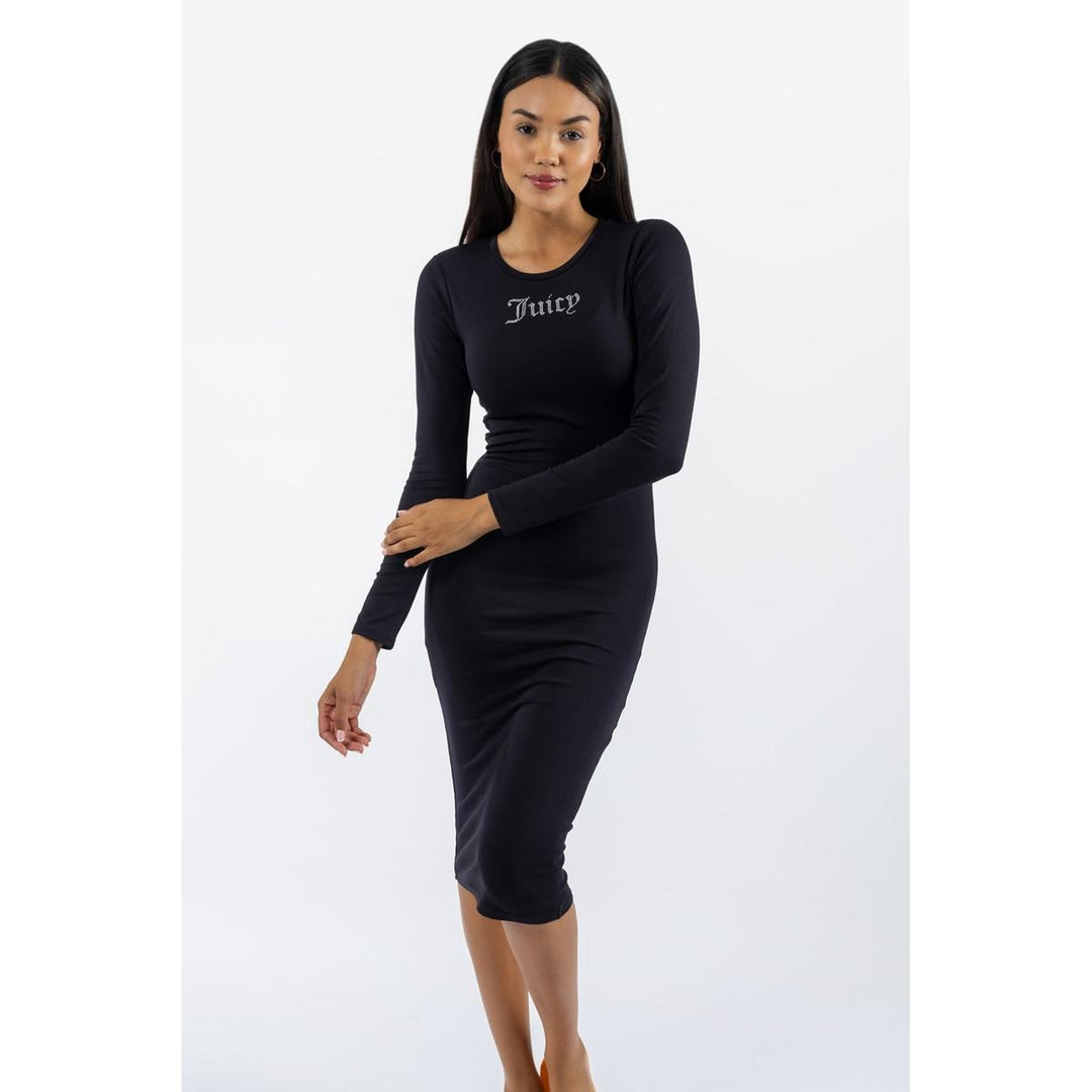 Juicy Couture Dizzie Midi Dress Black