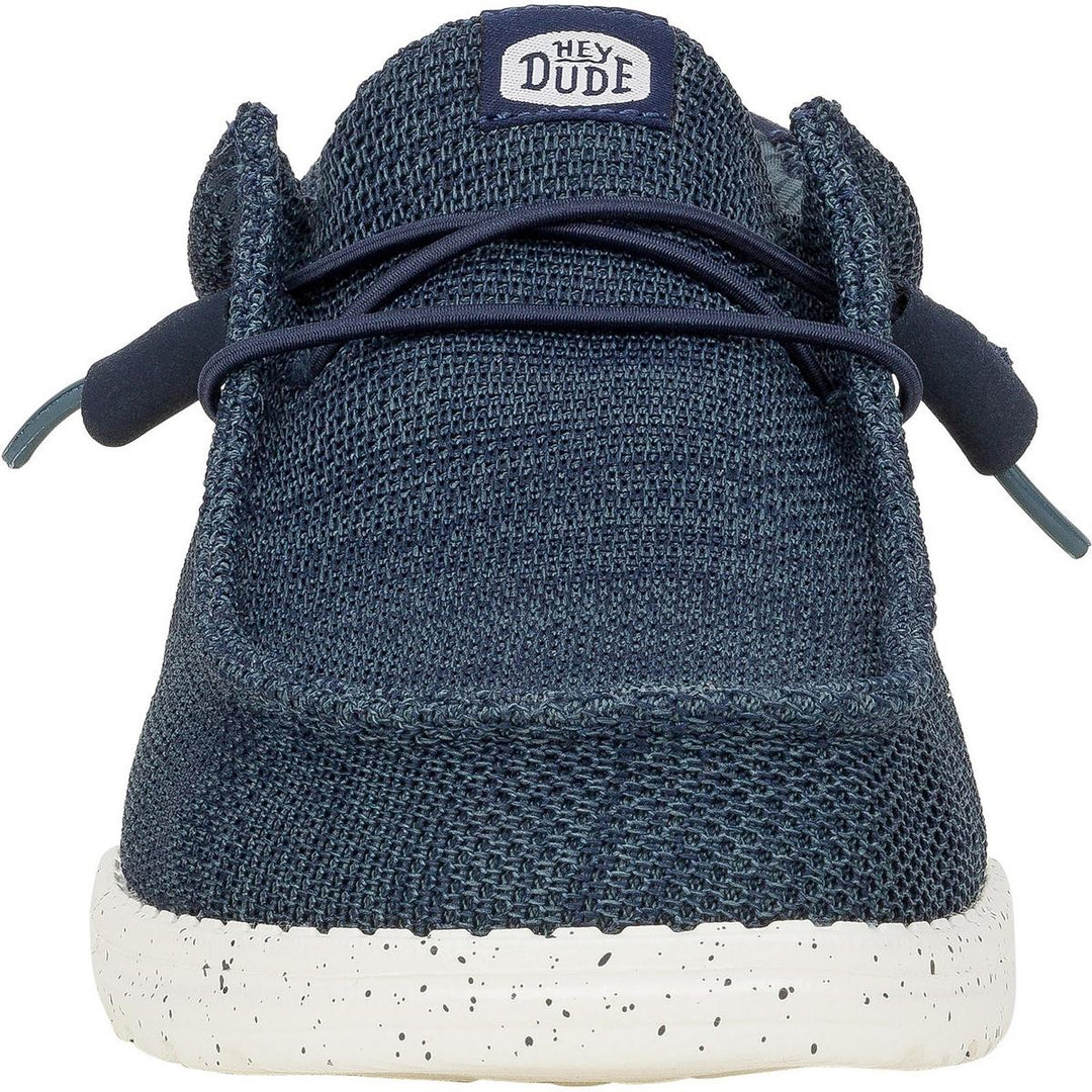 HEYDUDE Wally Stretch Mesh Shoes Navy