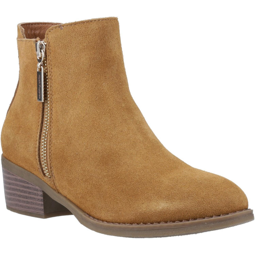 Ingrid Zip Boot Tan