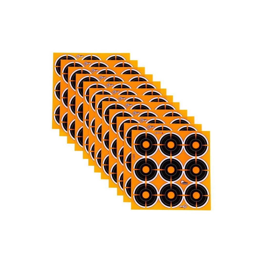Allen EZ Aim Adhesive Splash 2 Inch Bullseye 108 Pieces
