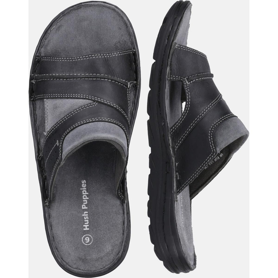Hush Puppies Archer Mule Sandal Black