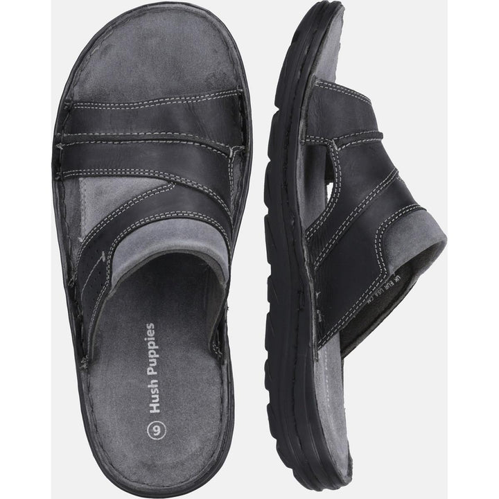 Hush Puppies Archer Mule Sandal Black