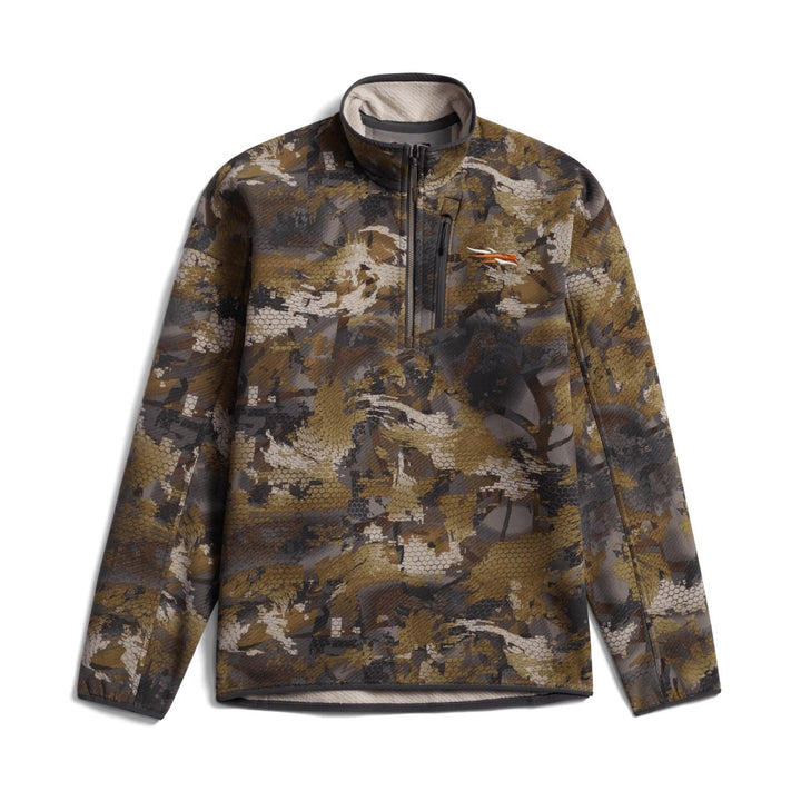 Sitka Alpha Fleece 1/4 Zip Pullover Optifade Timber