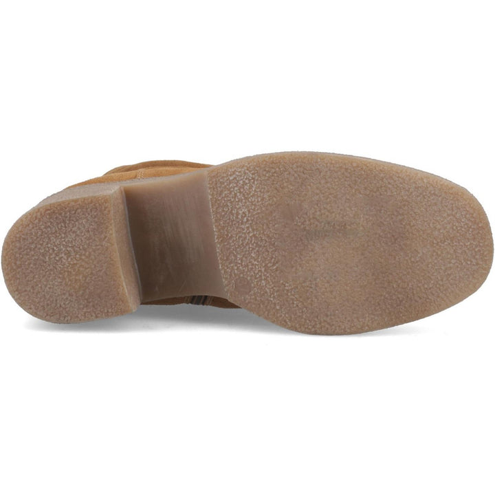 Flora Ruched Boot TAN