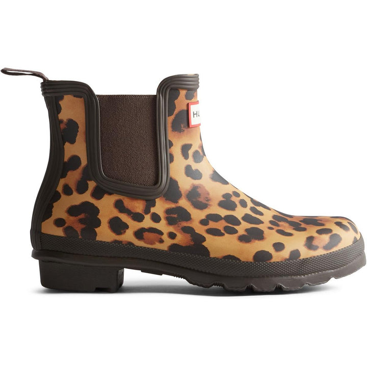 Hunter Original Chelsea Leopard Print Boot Leopard Print/Cho – view 4
