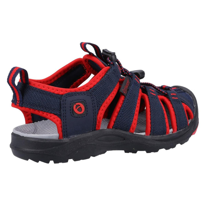Marshfield Recycled Sandal Navy/Red