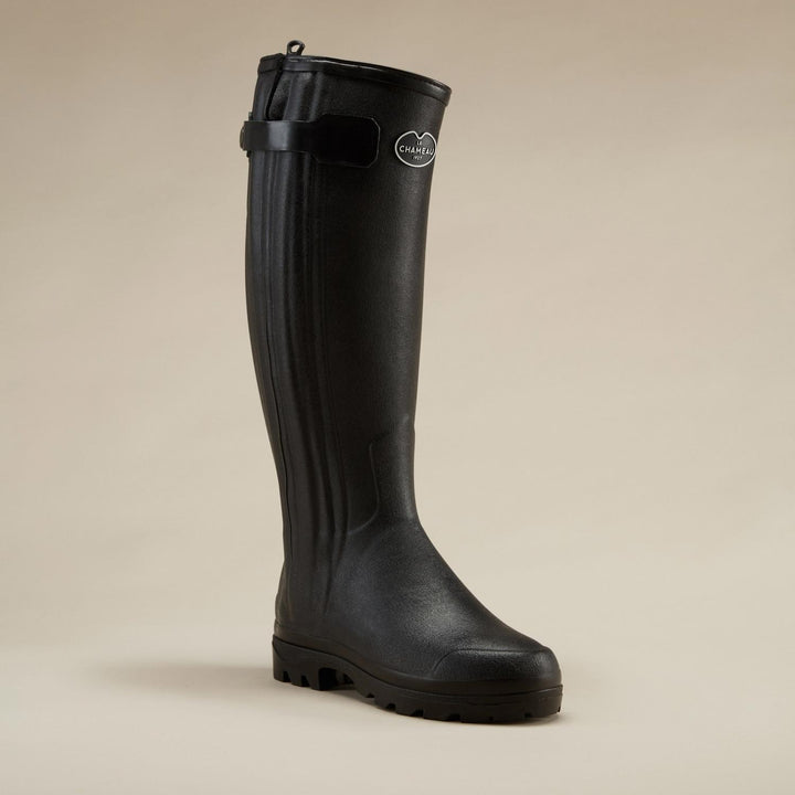 Le Chameau Women's Chasseur Leather Lined Wellington Boot