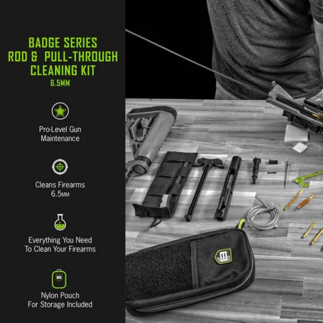 Breakthrough Clean Badge Series Rod & Pull-Through Kit 6.5mm