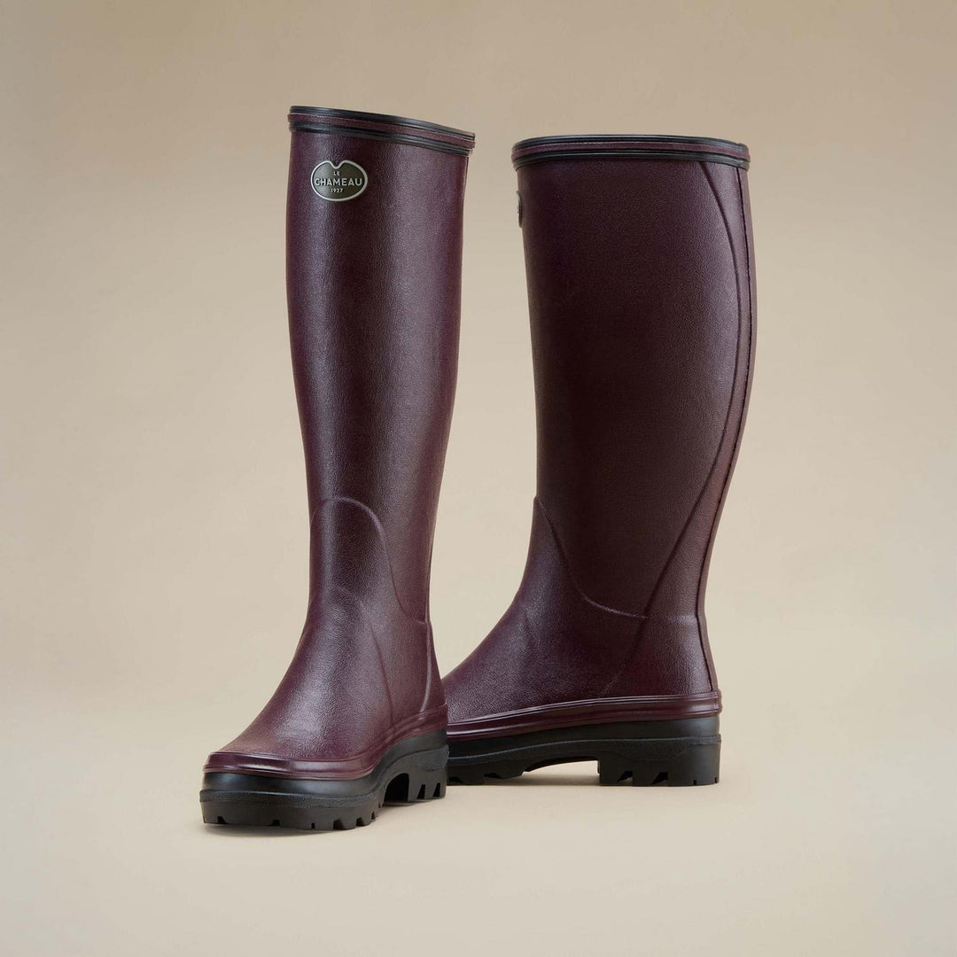 Le Chameau Women's Giverny Jersey Lined Wellington Boot