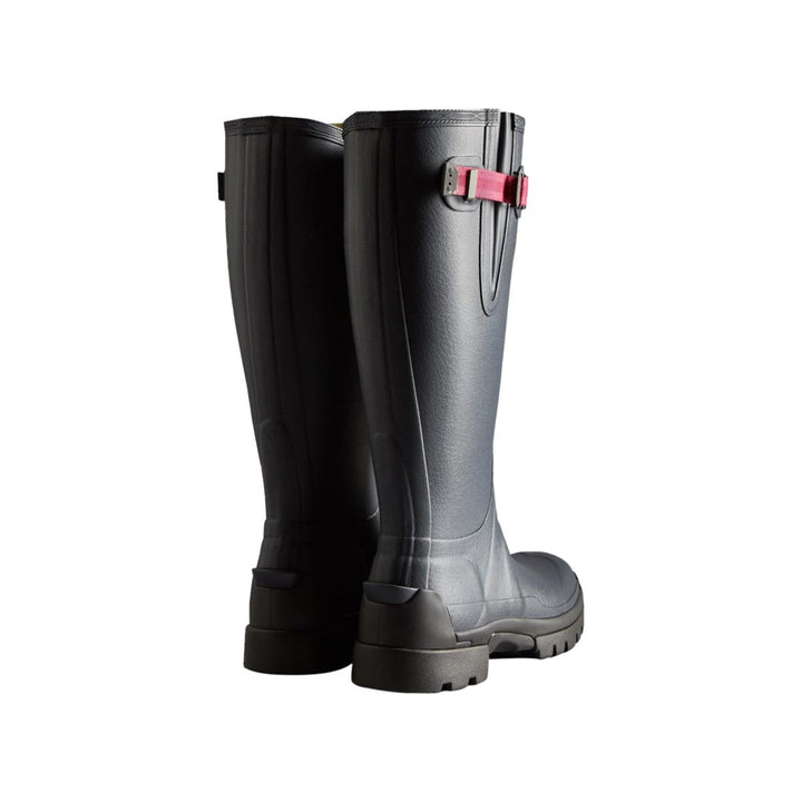 Hunter Balmoral Adjustable Neoprene Lined Wellington Navy/Peppercorn