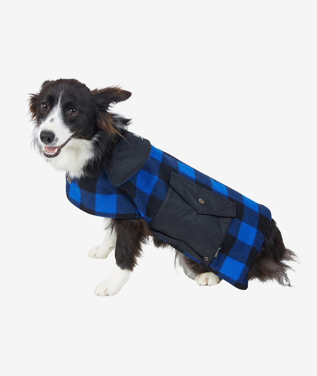 Classic Dog Cover Blue/Black Check
