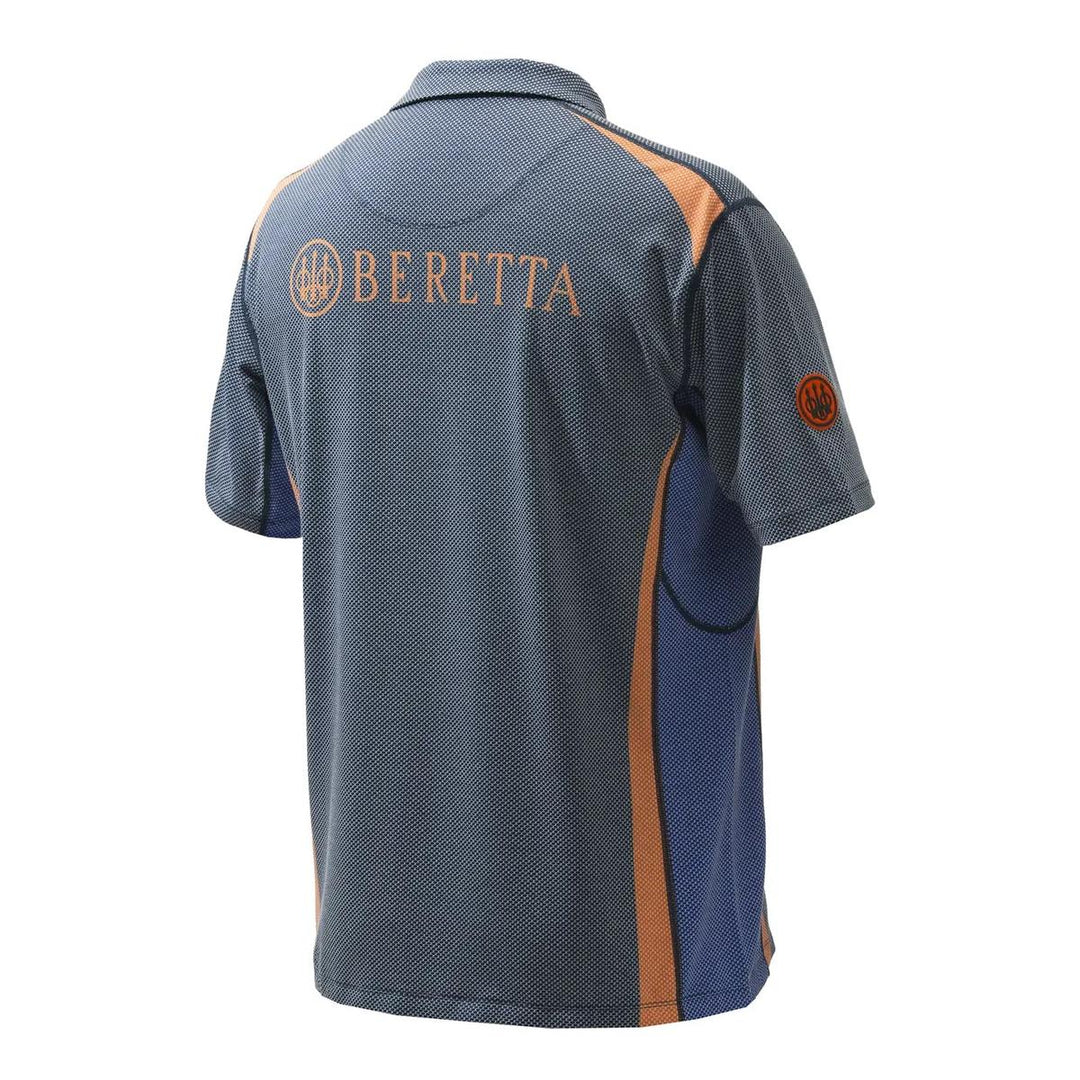 Beretta RUSH POLO Blue Total Eclipse & Orange