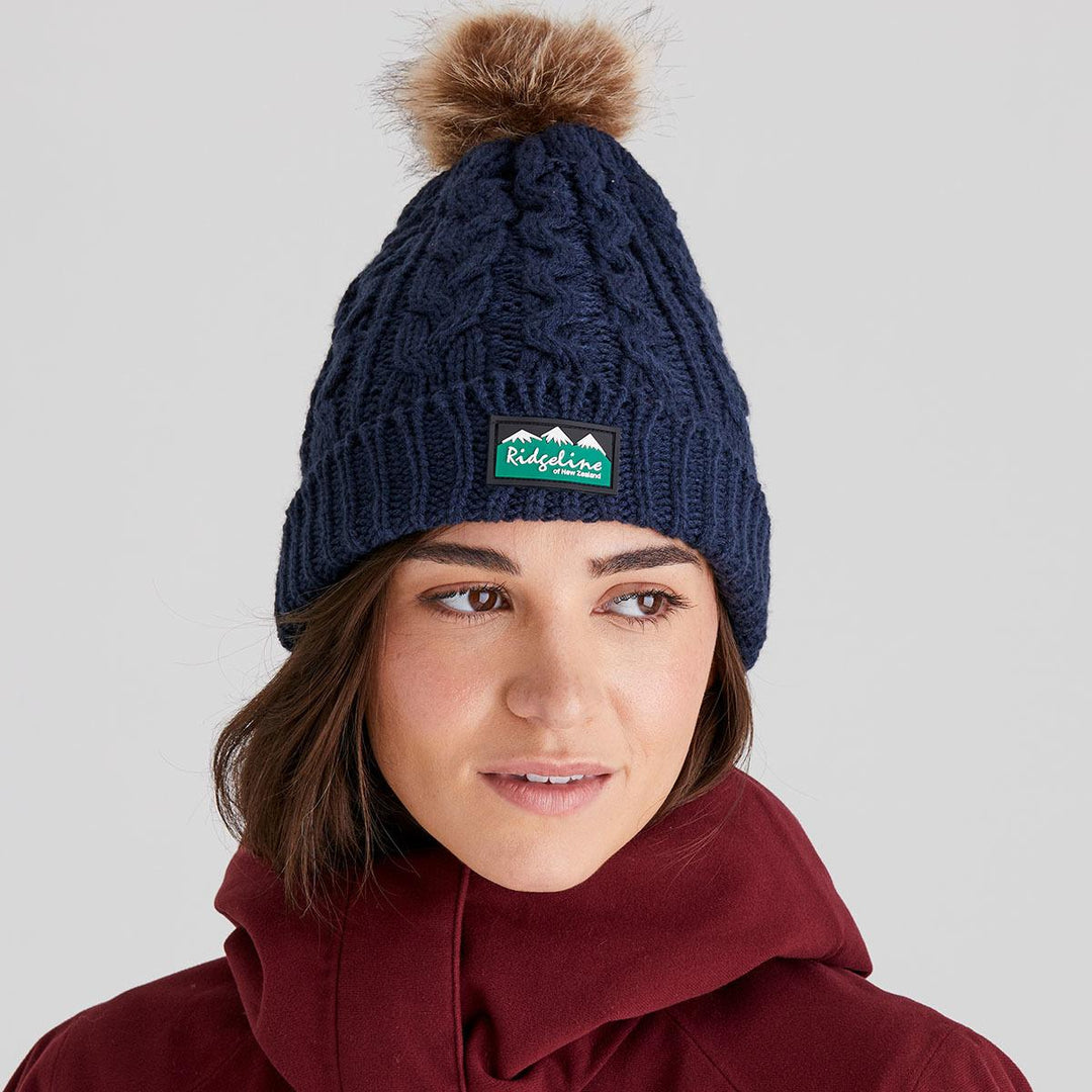 Ridgeline Ridgeline Nordic Fleck Bobble Hat Teak