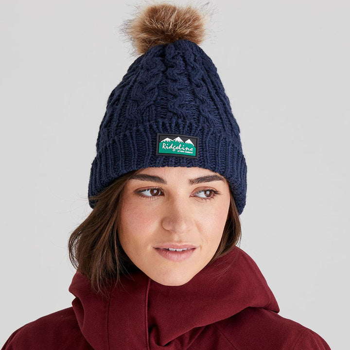 Ridgeline Ridgeline Nordic Fleck Bobble Hat Teak