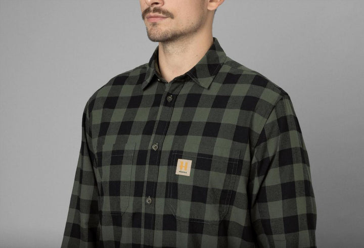 Harkila Härkila Scandinavian L/S shirt Green check