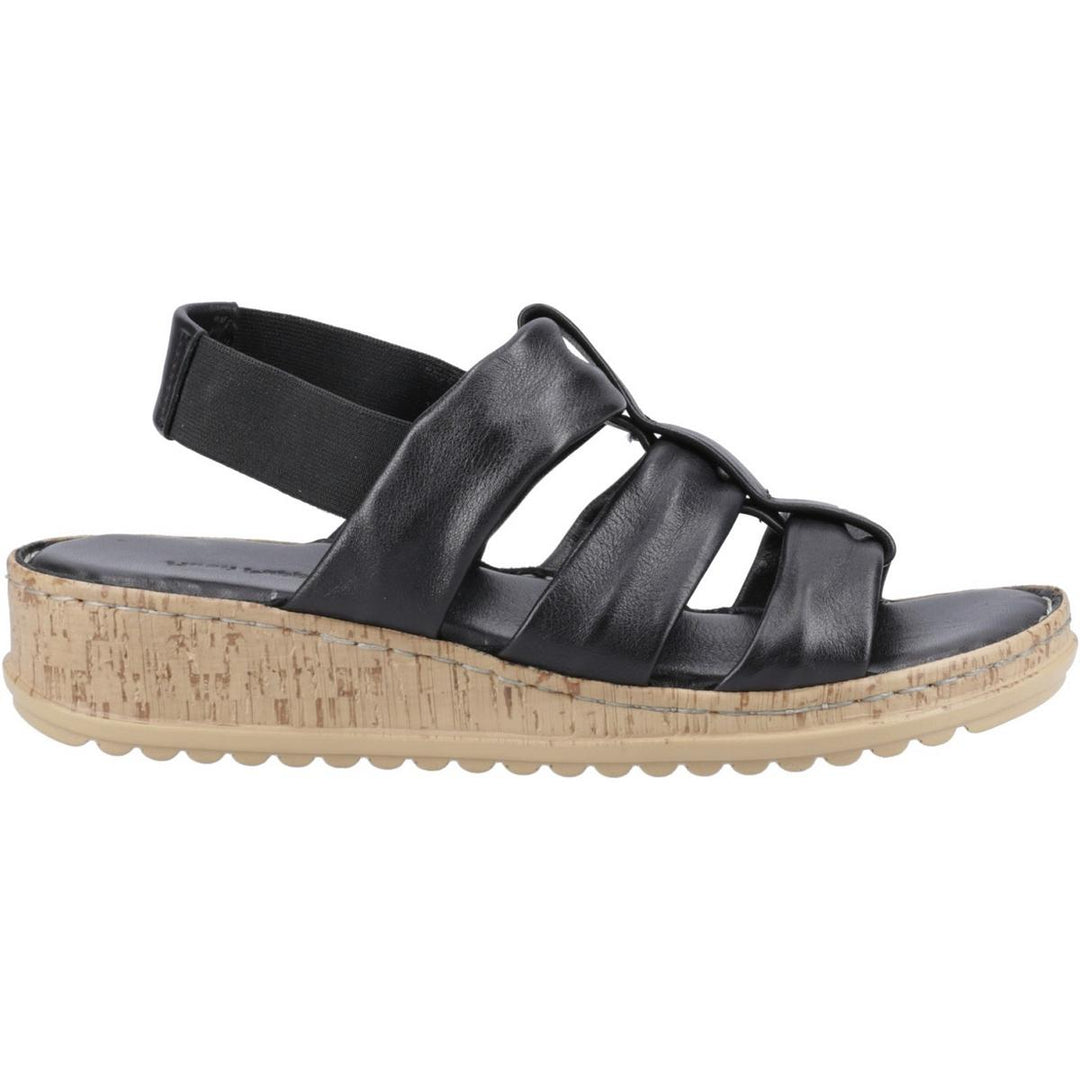 Hush Puppies Eden Wide Fit Sandal Black