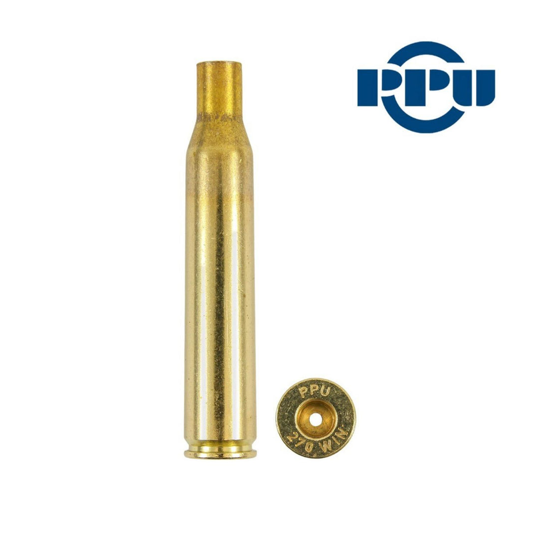 PPU Prvi Partizan .270 Winchester Brass Cases, Pack of 100