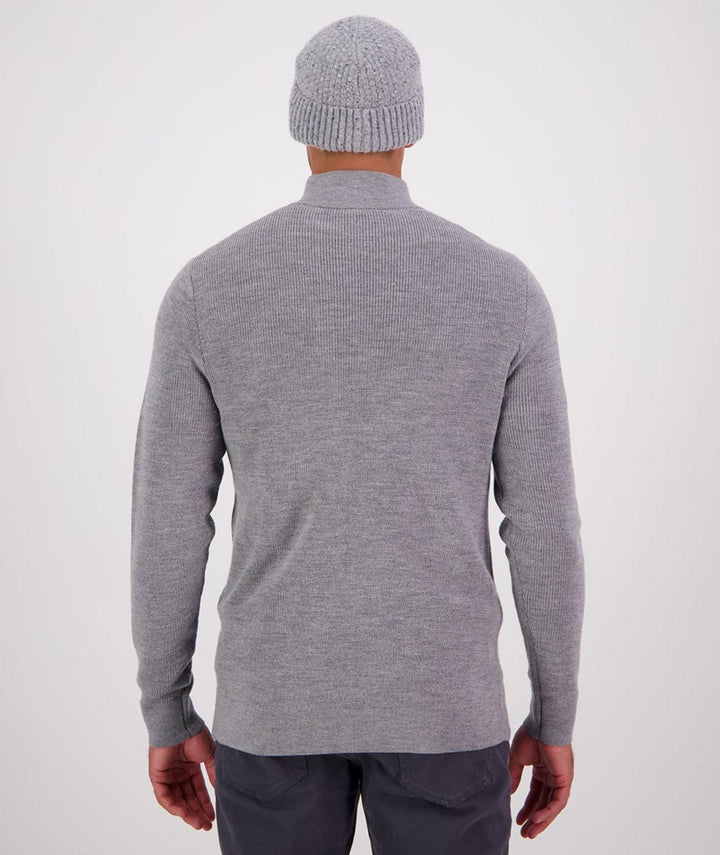 Swanndri Men's Otahu River Quarter Zip Merino Knit