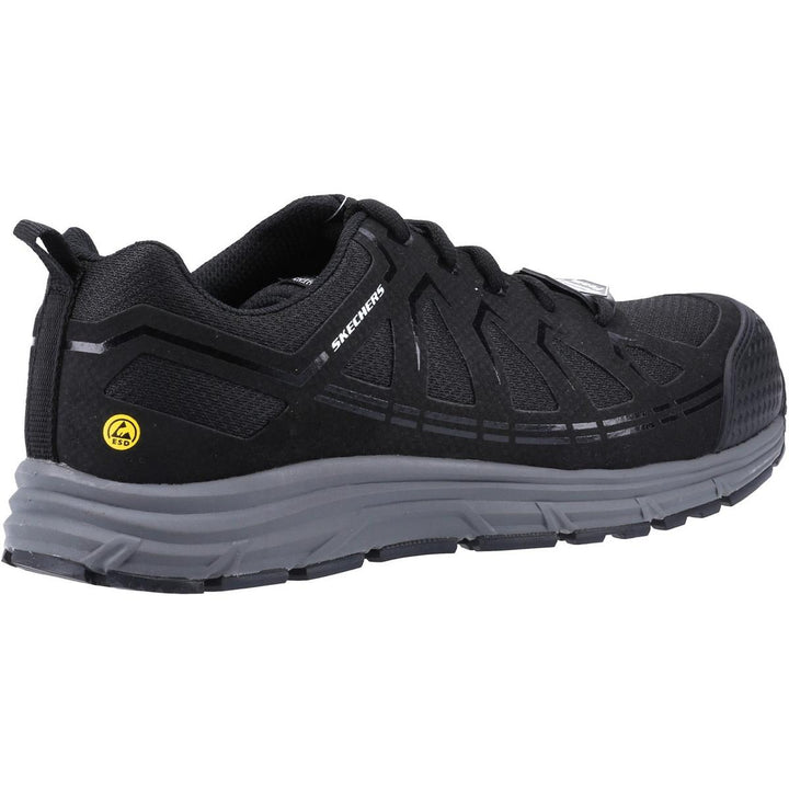 Skechers Workwear Malad Safety Trainer Black