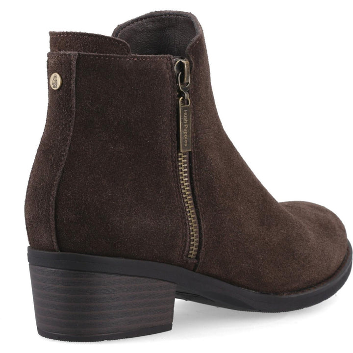 Ingrid Zip Boot Chocolate