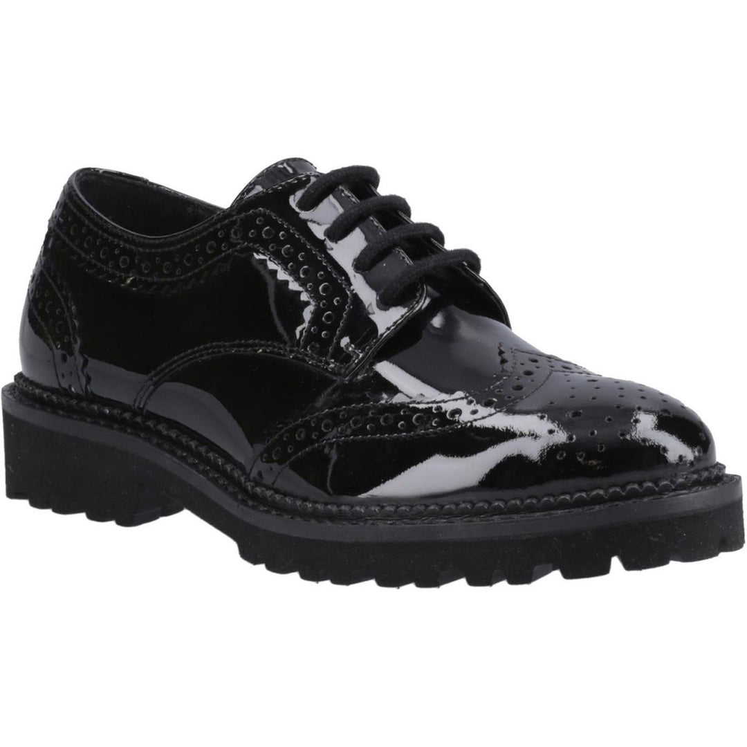 Hush Puppies Gabi Lace Up Patent Snr