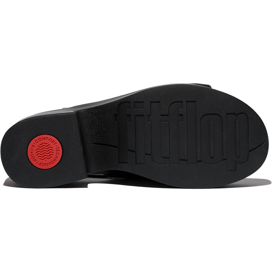 Fitflop Platfforms Heeled Backstrap Sandal Black