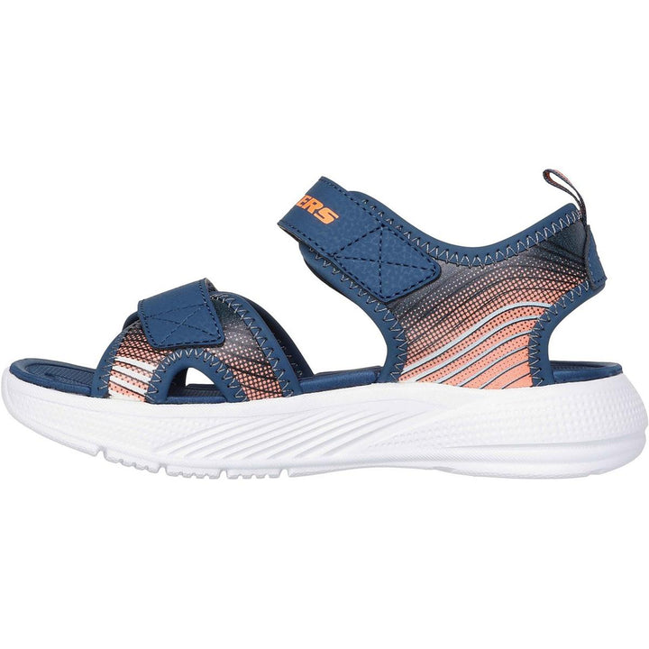 Skechers Microspec-Splash Sandal Navy/Orange