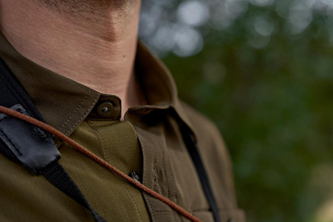 Harkila Logmar lightweight L/S shirt Dark olive/Willow