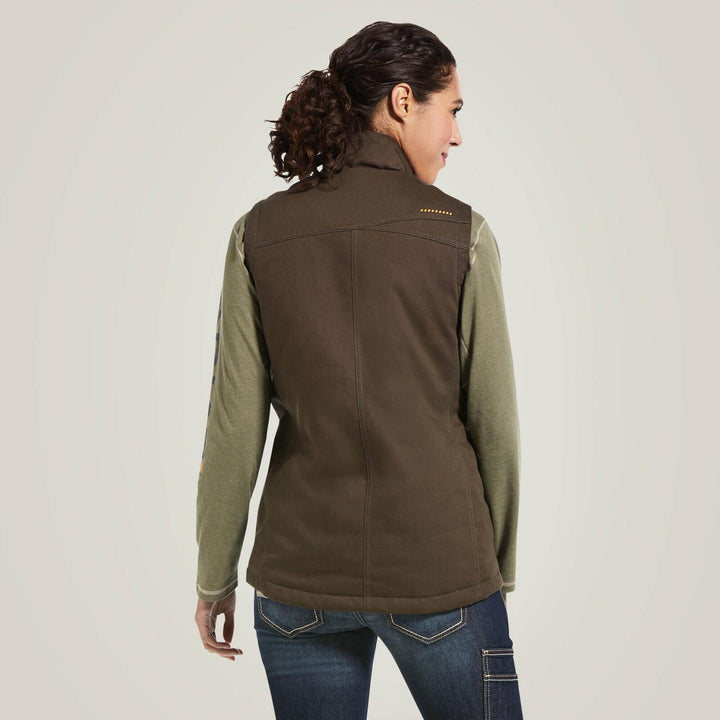 Ariat Ladies Rebar DuraCanvas Insulated Gilet – view 2