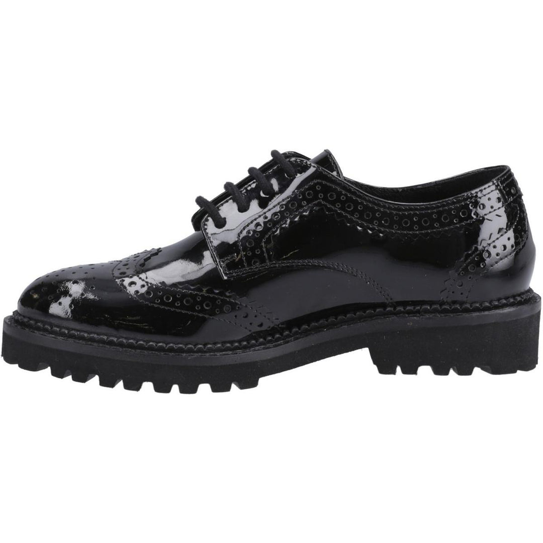 Hush Puppies Gabi Lace Up Patent Jnr – view 4