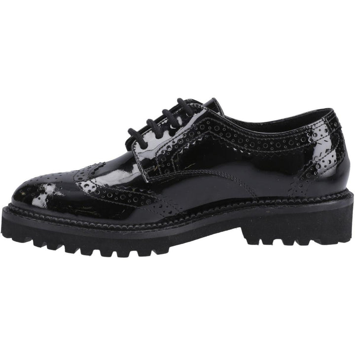 Hush Puppies Gabi Lace Up Patent Jnr – view 4