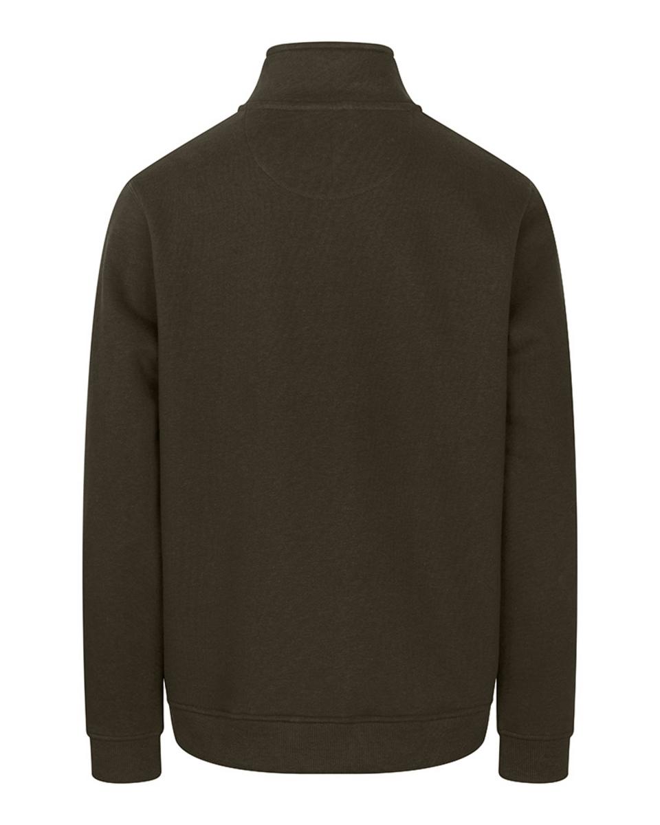 Hoggs of Fife Galloway 1888 Plain 1/4 Zip Sweatshirt - Fores – view 2