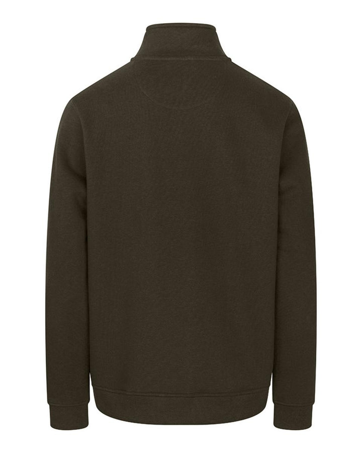 Hoggs of Fife Galloway 1888 Plain 1/4 Zip Sweatshirt - Fores – view 2