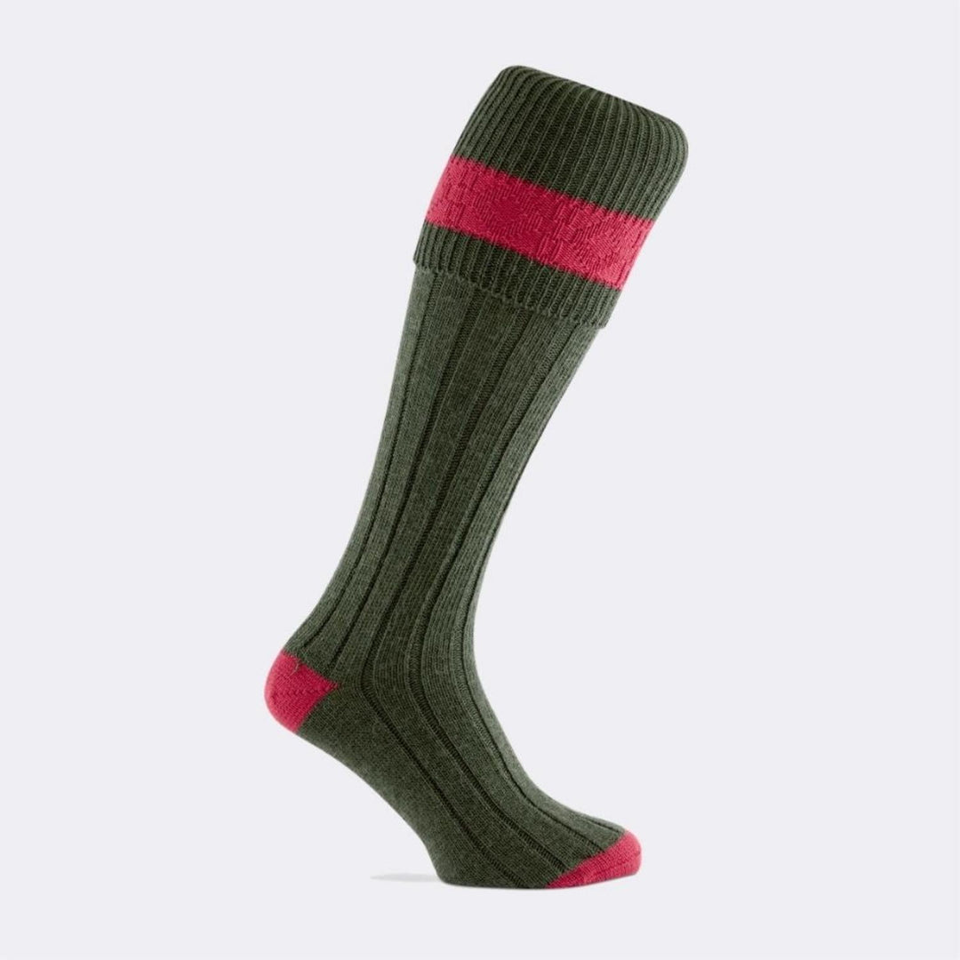 Bisley Byron Olive Sock Large