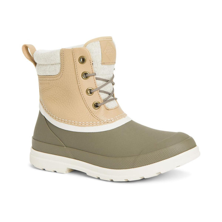 Muck Boots Originals Duck Lace Wellingtons Taupe/Walnut