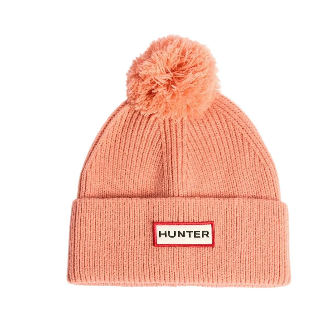 Hunter Arrinay Ribbed Pom Beanie/Scarf Box Set Terracotta