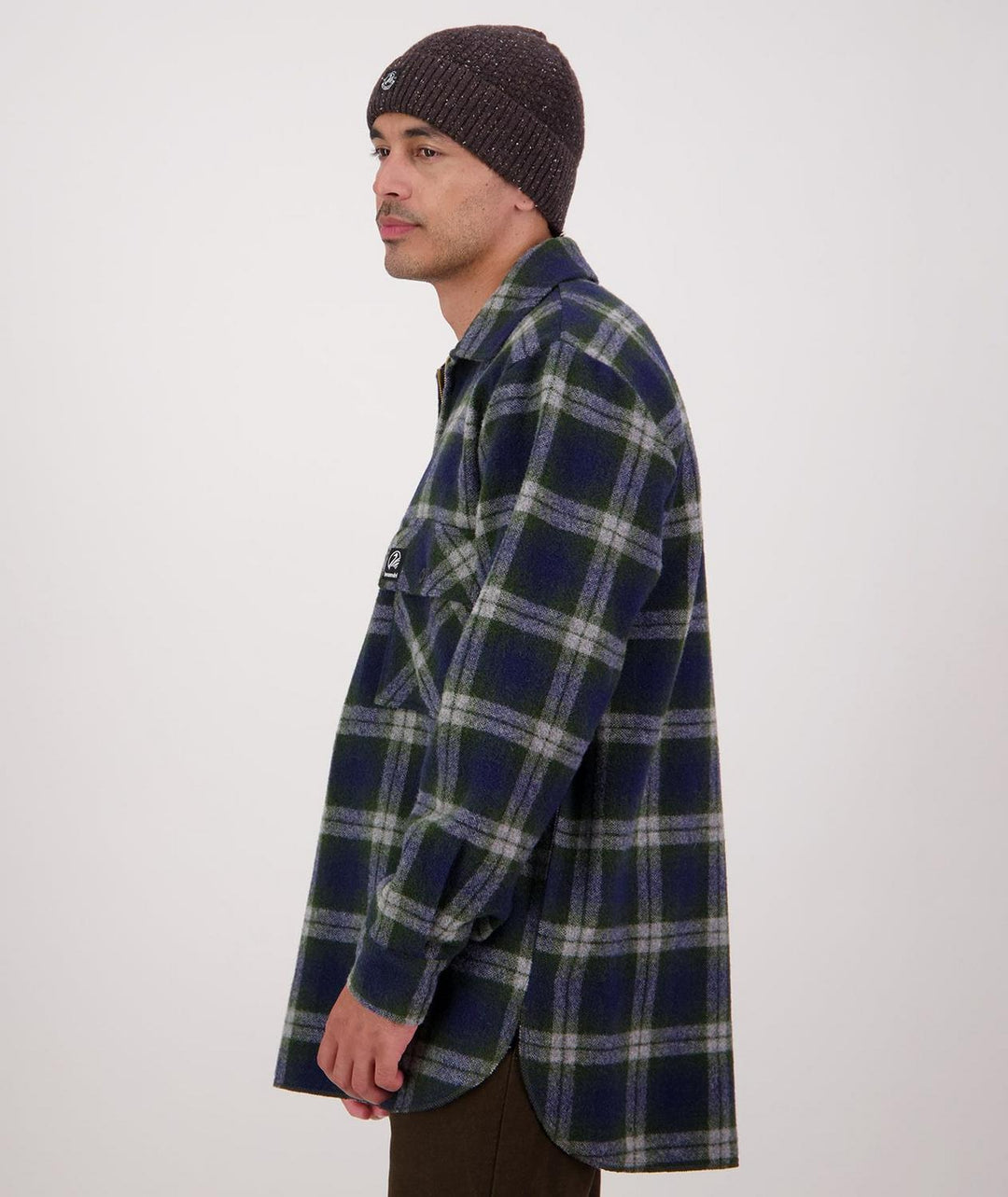 Swanndri Men's Ranger Wool Bushshirt with Zip-up Front