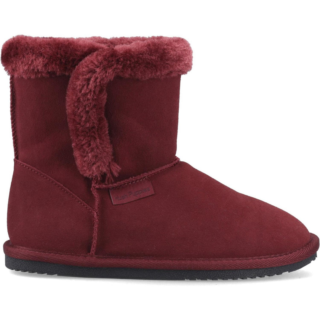 Ashleigh Slipper Bootie Bordeaux