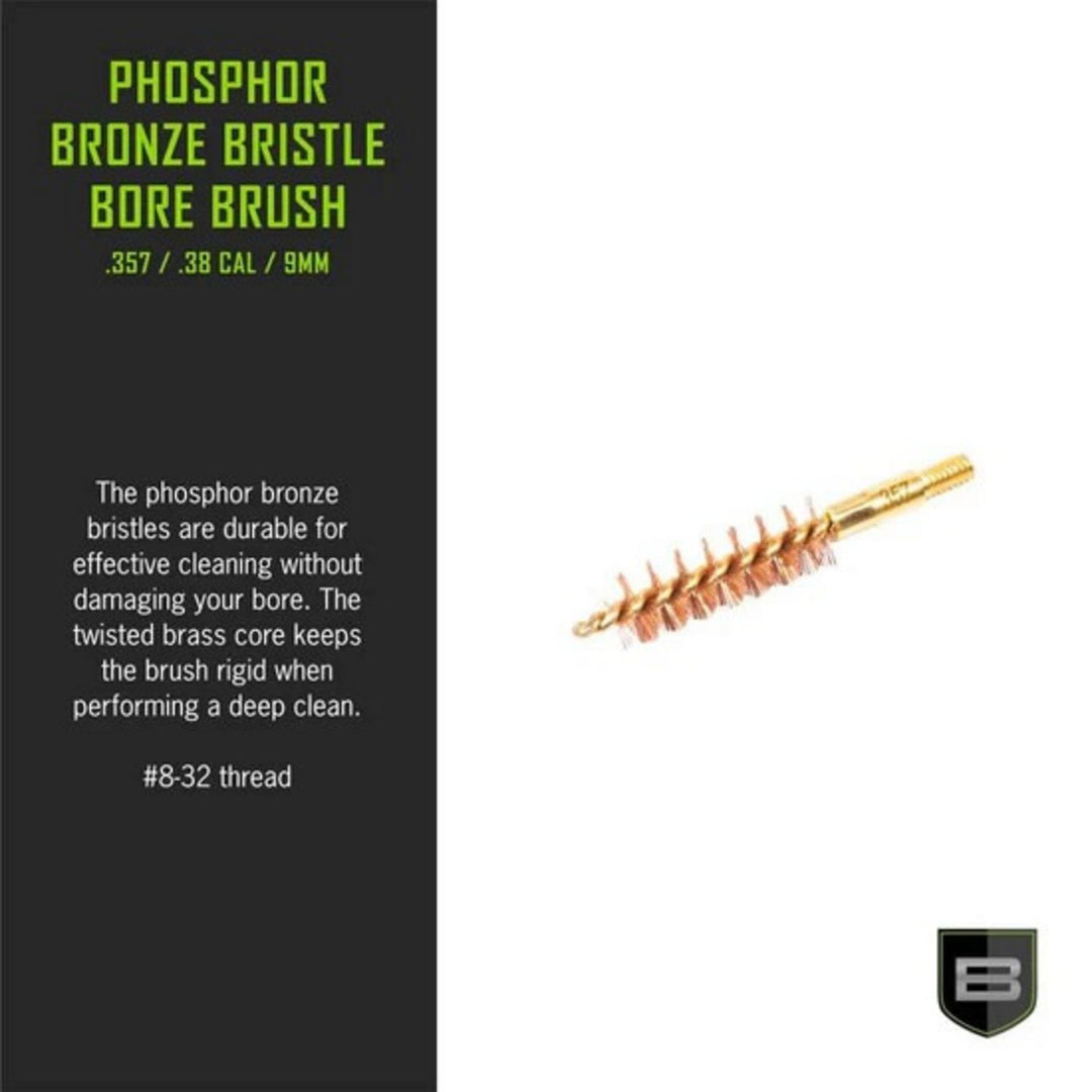 Breakthrough Clean Phosphor Bronze Bore Brush .357 / .38 Cal / 9mm