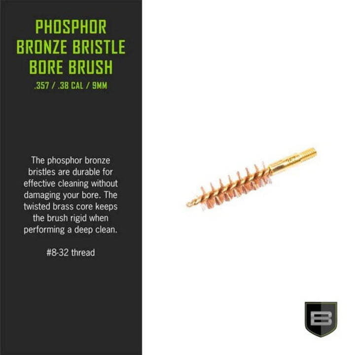 Breakthrough Clean Phosphor Bronze Bore Brush .357 / .38 Cal / 9mm