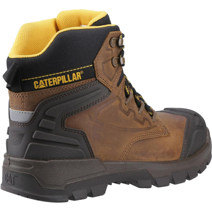 Caterpillar STRIVER XL 6" Safety Boot Dark Beige/Black/Yellow