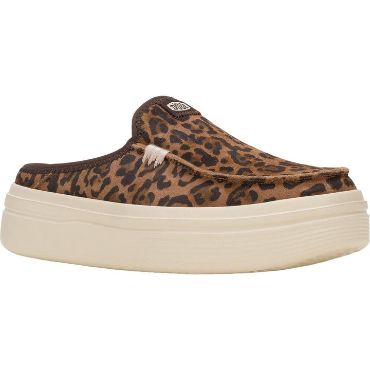 HEYDUDE Austin Lift Classic Mule Brown Leopard